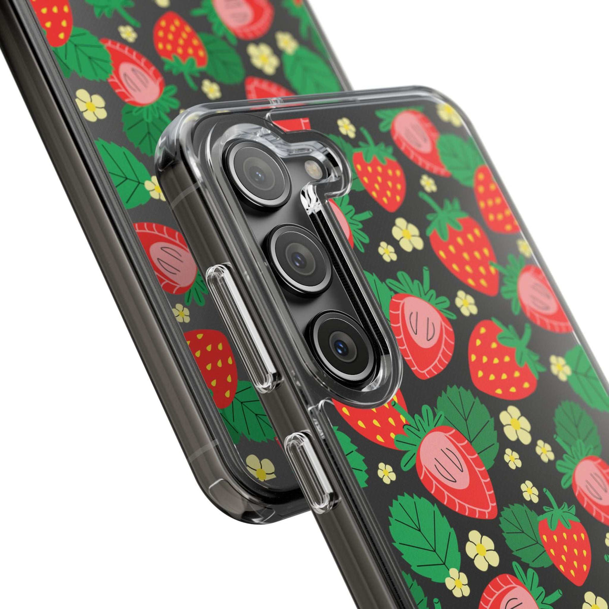 Fruit Stickers Summer Aesthetic Eat Your Veggies Clear iPhone Case For iPhone 14, iPhone 13, iPhone 12, iPhone 16 Pro, 15 Pro Max Cover