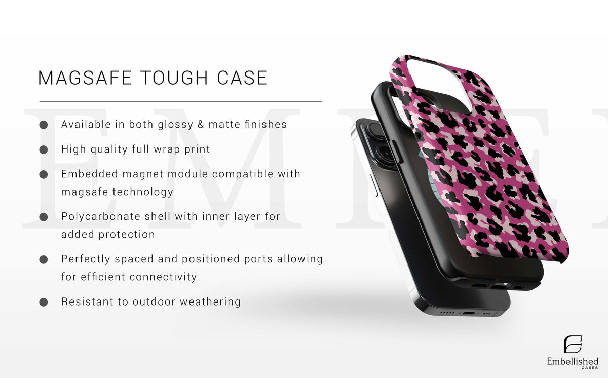 Leaves Clear Phone Case with vibrant leaf design and durable polycarbonate protection for multiple smartphone models including iPhone and Samsung.