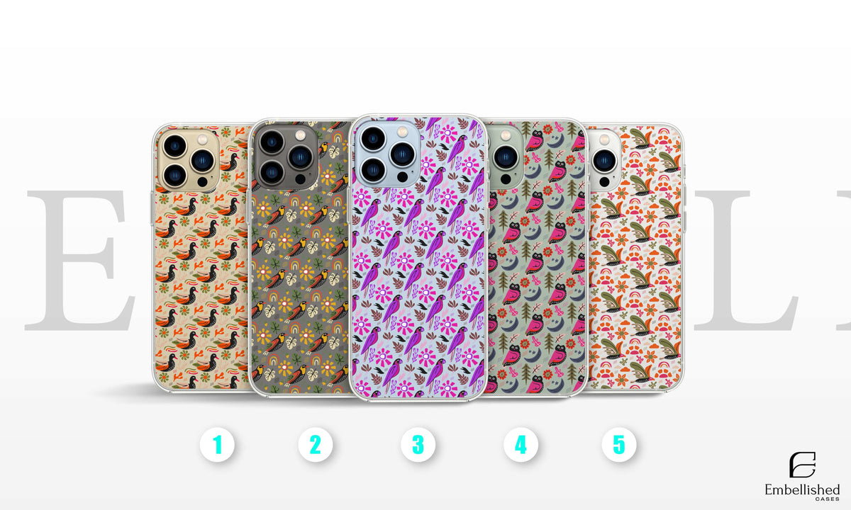 Vintage Bird Phone Case for iPhone 15 14 13 12, Samsung Galaxy S24, Google Pixel 8 Pro, Bird Phone Case, iPhone 16