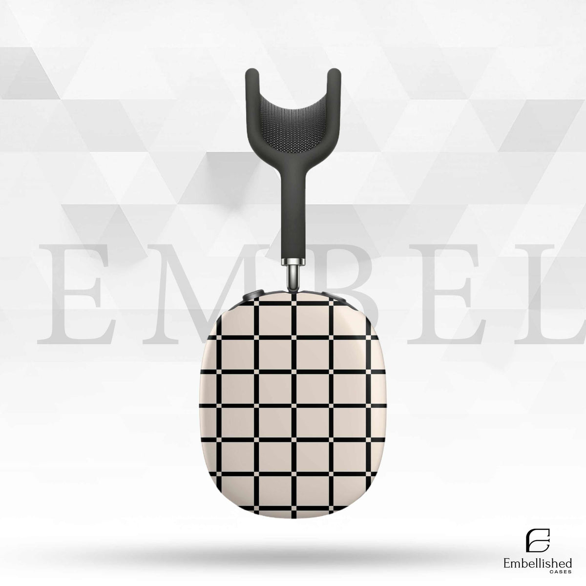 Stylish Grid Design AirPod Max Case - Protective & Trendy