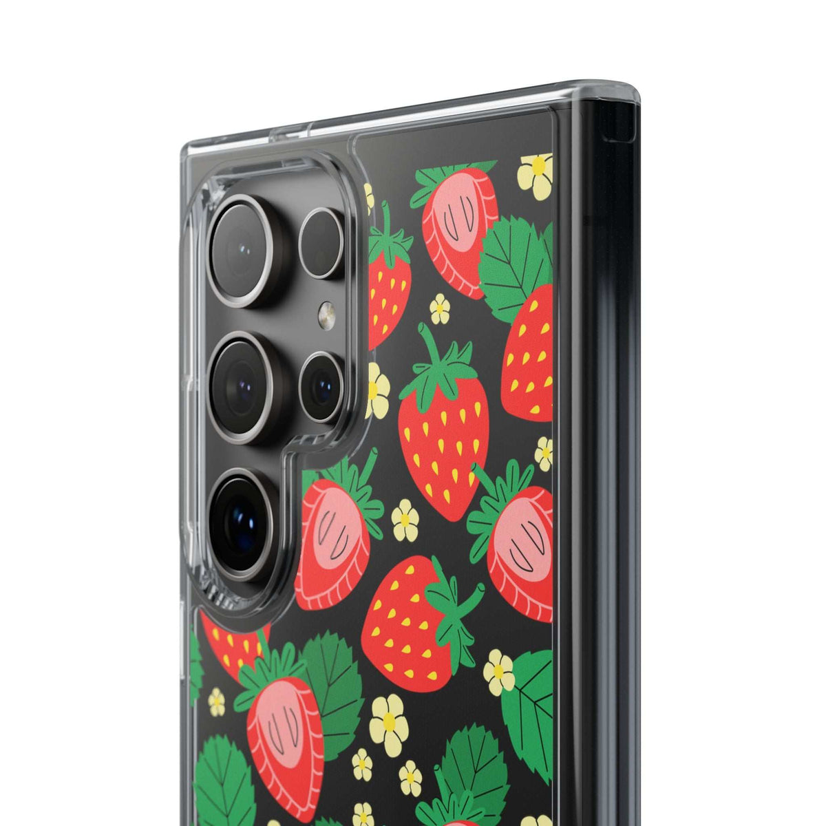 Fruit Stickers Summer Aesthetic Eat Your Veggies Clear iPhone Case For iPhone 14, iPhone 13, iPhone 12, iPhone 16 Pro, 15 Pro Max Cover