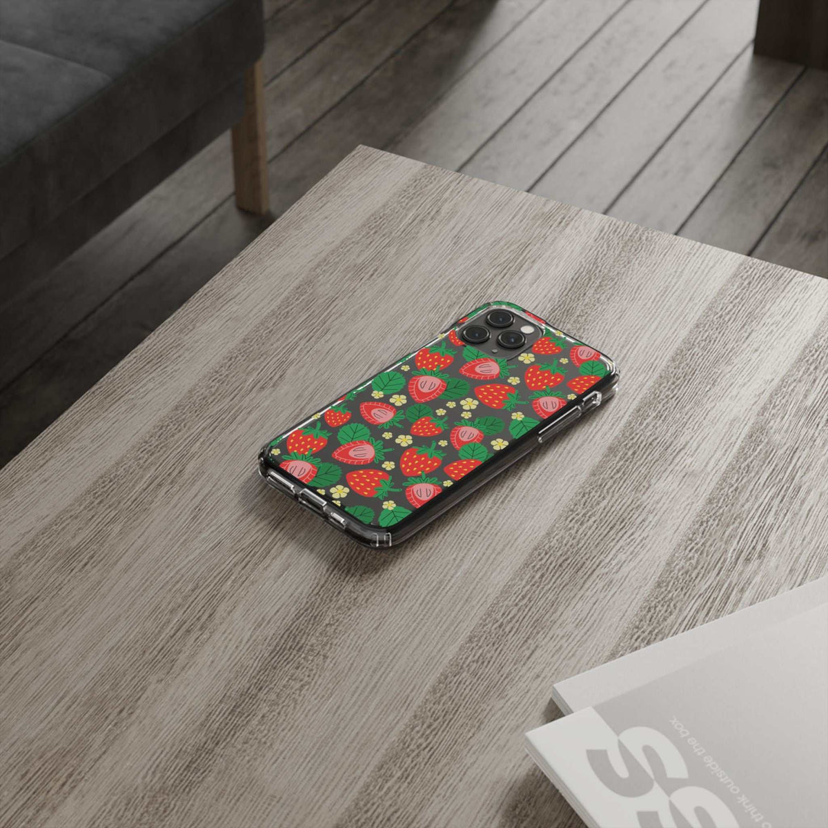 Fruit Stickers Summer Aesthetic Eat Your Veggies Clear iPhone Case For iPhone 14, iPhone 13, iPhone 12, iPhone 16 Pro, 15 Pro Max Cover